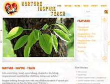 Tablet Screenshot of nurture-inspire-teach.com